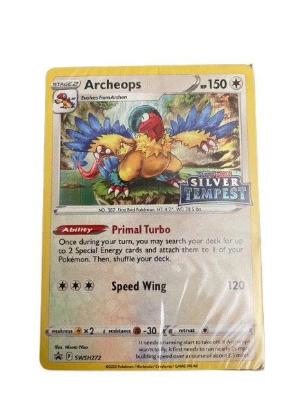 Archeops SWSH272 Silver Tempest Pre-Release Deck Promo - Sealed