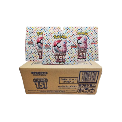 Sealed Case Japanese 151 Booster Box