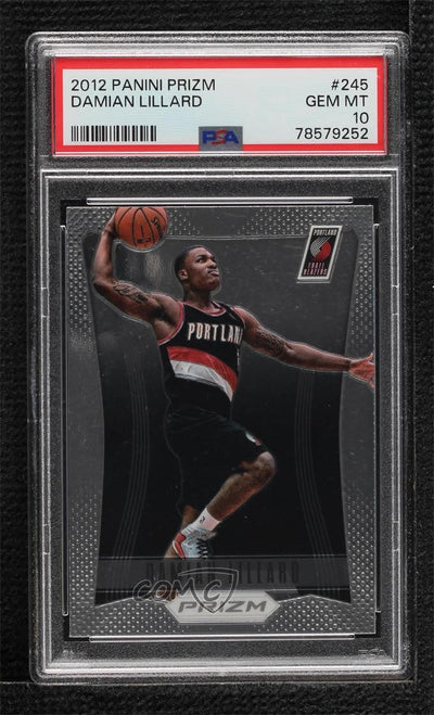 2012 Prizm - Damian Lillard - Rookie Card - #245 - PSA Graded Card