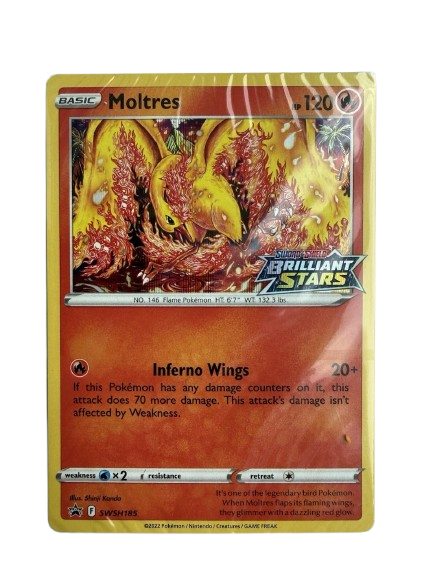 Moltres Brilliant Stars Stamped - SEALED