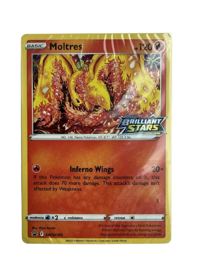 Moltres Brilliant Stars Stamped - SEALED