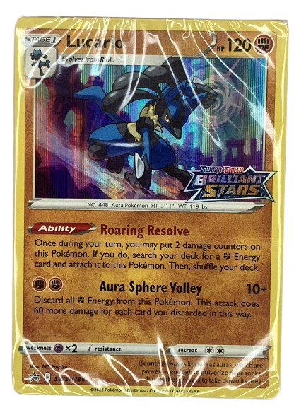Lucario Brilliant Stars Stamped - SEALED
