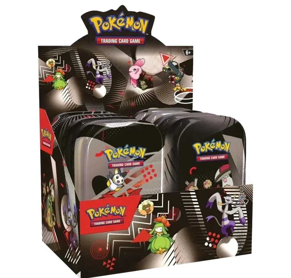 Pokemon - Unova Mini Tin Display Box - Black Bolt / White Flare - Complete Set of 8 - 16 Packs Total