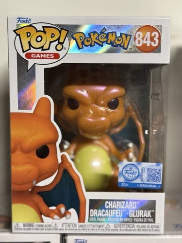 Pokemon Center FUNKO POP Charizard Pearlescent Special Edition