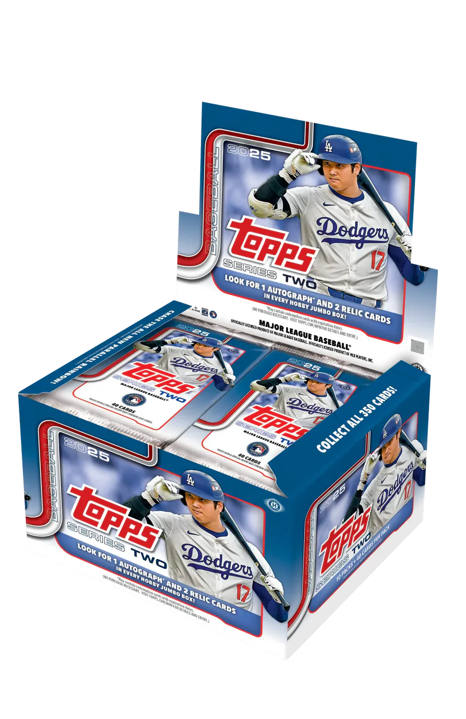 2025 Topps Series 2 Baseball Jumbo Box (1 Auto, 2 Relics, 2 Promo Packs Per Box)