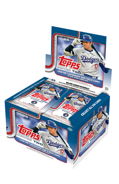 2025 Topps Series 2 Baseball Jumbo Box (1 Auto, 2 Relics, 2 Promo Packs Per Box)