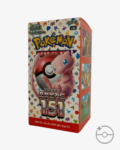 Pokémon TCG Korean Scarlet & Violet Pokémon 151 Booster Box SV2A