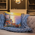 Seaside Village Pillow