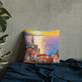 Seaside Village Pillow