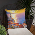 Seaside Village Pillow