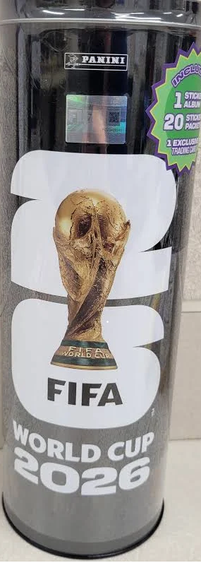 Panini FIFA World Cup Official Sticker Collection Tin Starter Kit
