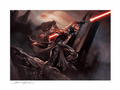 Sideshow Collectibles Darth Maul: Savage Rage (18" H x 24" W) Art Print by artist Brian Rood Limited Edition of 450