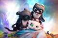 Sideshow Collectibles How to Train Your Dragon Dart, Pouncer, and Ruffrunner Statue