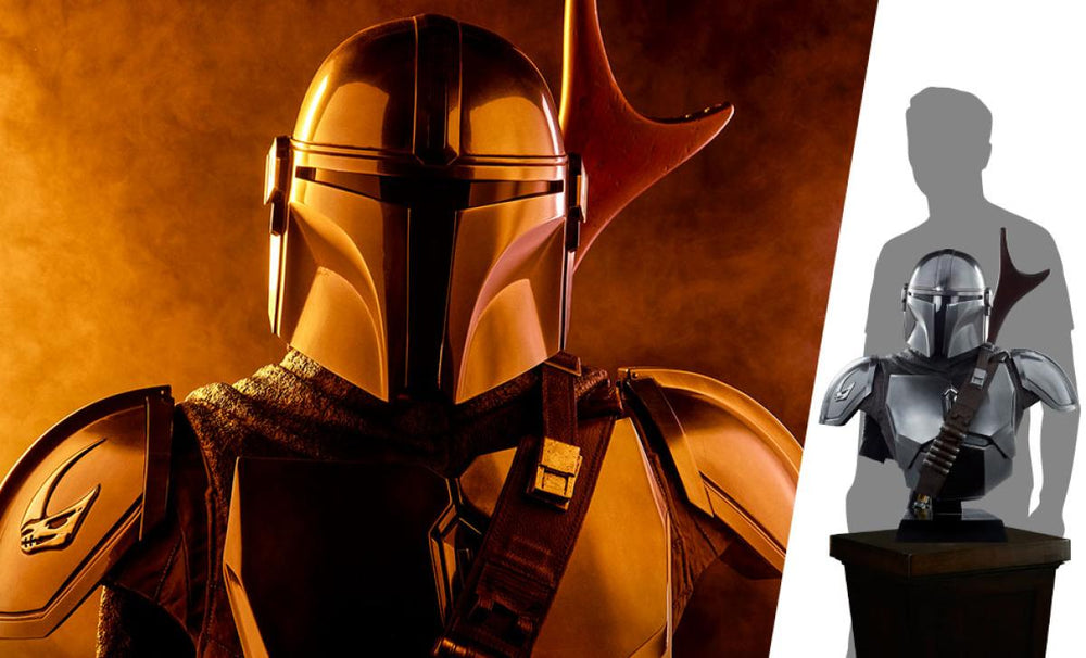 Sideshow Collectibles Star Wars The Mandalorian Din Djarin Life-Size Bust