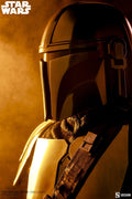 Sideshow Collectibles Star Wars The Mandalorian Din Djarin Life-Size Bust