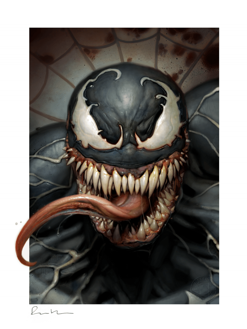 Sideshow Collectibles Venom (24" H x 18" W) Art Print by artist Ryan Brown Limited Edition of 400
