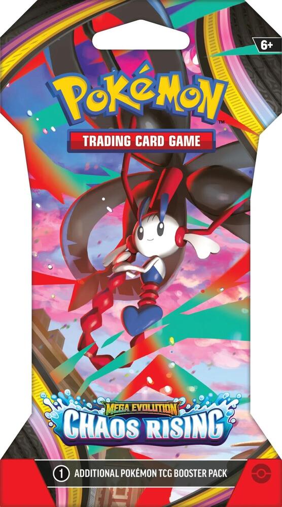 Pokemon Tcg: Mega Evolution Chaos Rising (Me04) Sleeved Booster Pack