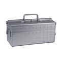 TOYO: ST-350 Large Toolbox - Silver - Made in Japan