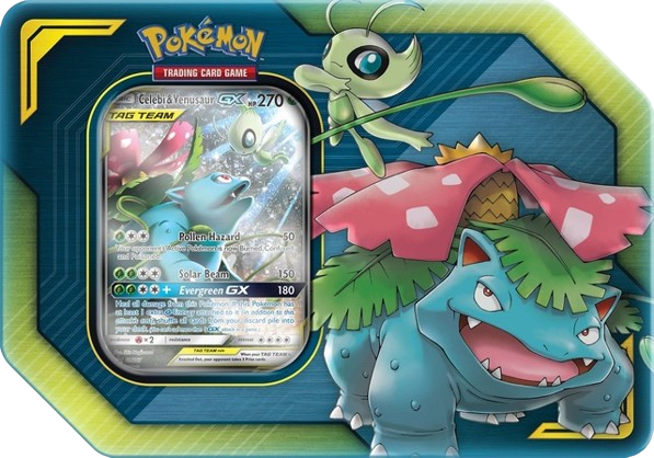 Tag Team Celebi & Venusaur GX Tin [2021 Reprint]