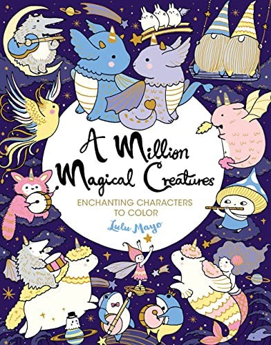 A Million Magical Creatures Coloring Book