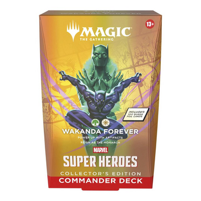Magic the Gathering: Universes Beyond Marvel Super Heroes Commander Collector Deck - Wakanda Forever