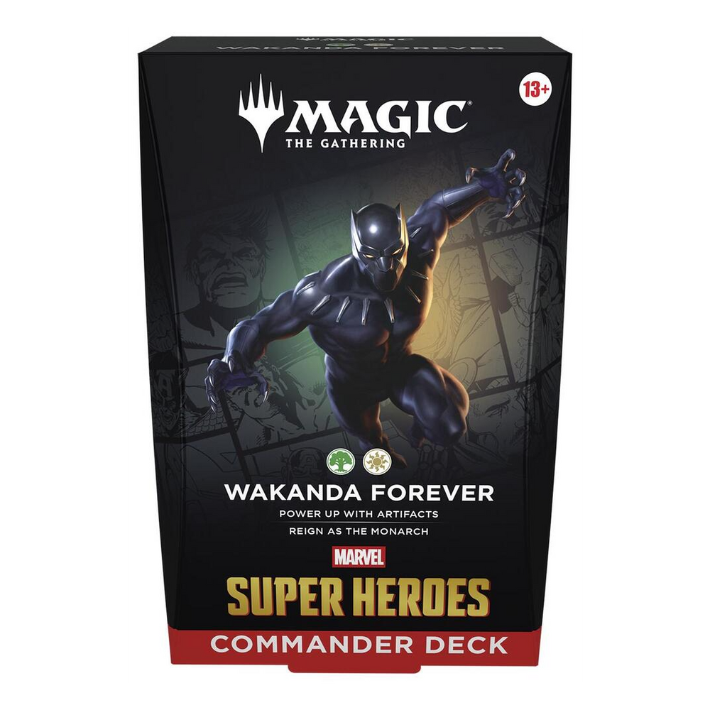 Magic the Gathering: Universes Beyond Marvel Super Heroes Commander Deck - Wakanda Forever