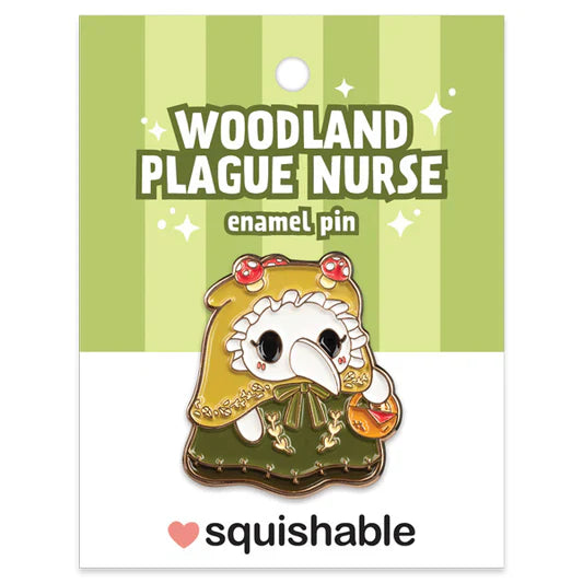Enamel Pin- Woodland Plague Nurse