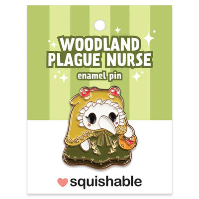 Enamel Pin- Woodland Plague Nurse