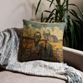 Zombies on the Prairie Pillow - 1