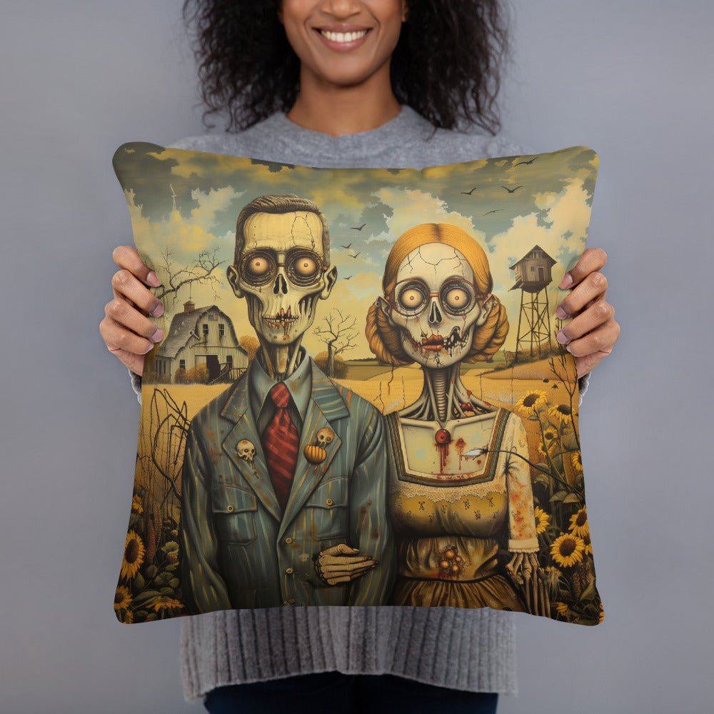 Zombies on the Prairie Pillow - 2
